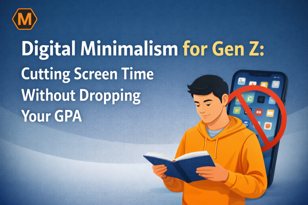 Digital Minimalism for Gen Z: How to Reduce Screen Time and Boost Your GPA